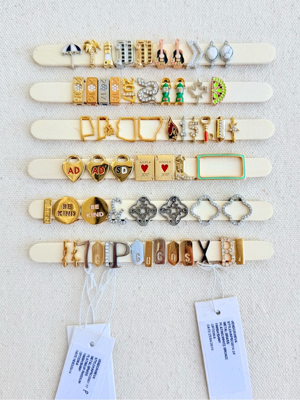 *Just some of the  Charms available in my Closet* KEEP COLLECTIVE Retired